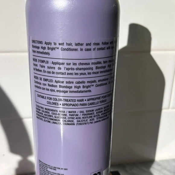 Redken Blondage High Bright Purple Shampoo Liter - Picture 3 of 5